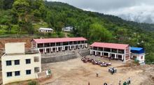 साकेला गाउँपालिका-५ मात्तिमबिर्तामा अवस्थित सरस्वती माध्यमिक विद्यालय । ब्रिटिश गोर्खा वेलफेयरद्वार हालैमात्र निर्माण सम्पन्न भएको उक्त विद्यालय पालिकाभित्रकै सुन्दर र नमूना विद्यालयको रुपमा रहेको छ ।